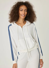 PJ Salvage Back On Track Waffle Zip Hoodie