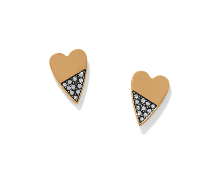 Bright love messages post earrings JA0346