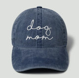 Dog mom script baseball hat