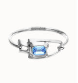 Uno de 50 silver Core bracelet