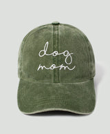 Dog mom script baseball hat