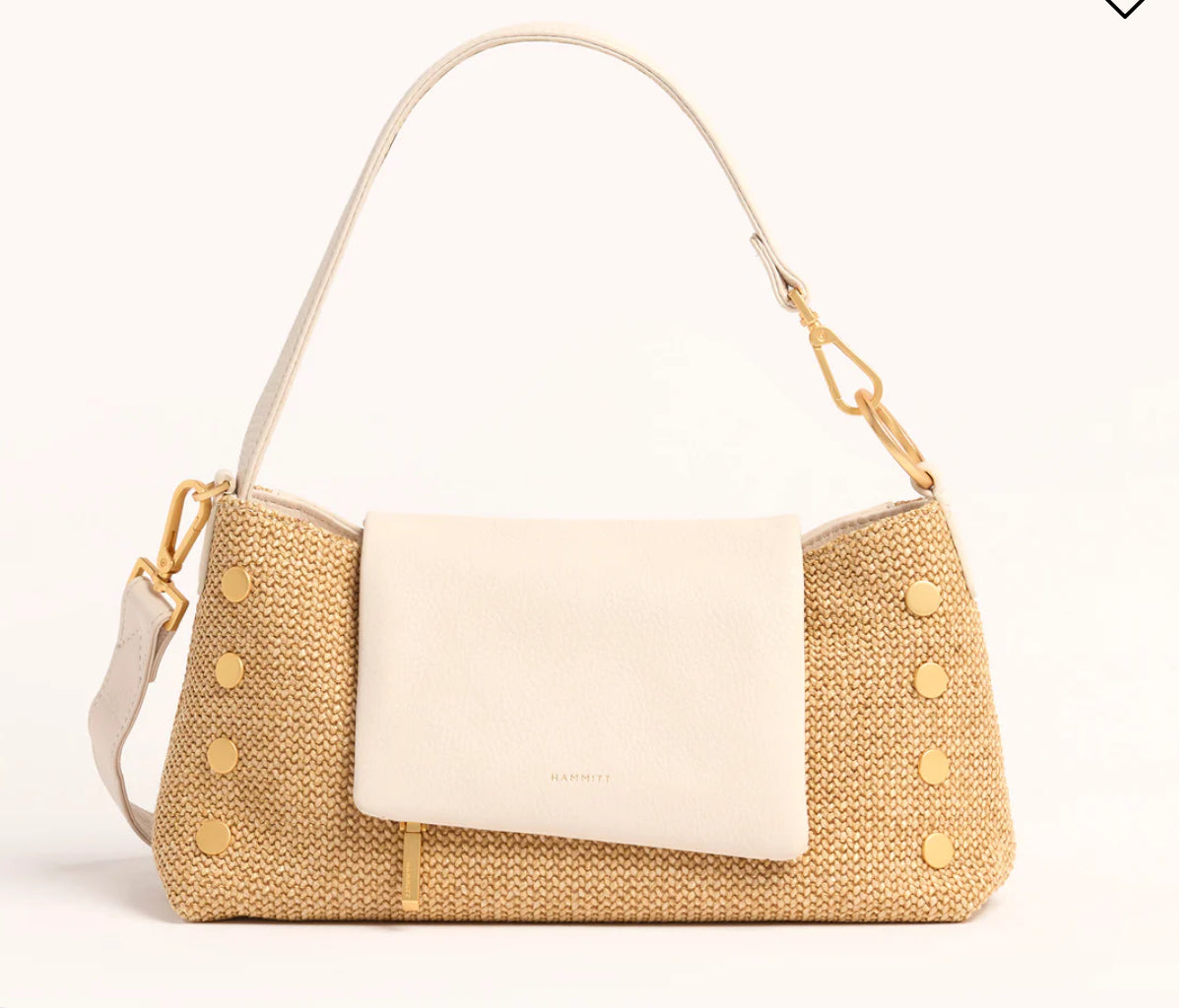 Hammitt VIP Satchel : *VIP Satchel-Calla Lily White Raffia-BG