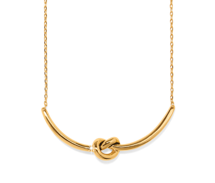 Brighton Interlock Single Knot Gold Necklace JM7716