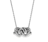 Brighton Interlock hearts necklace silver JM0294