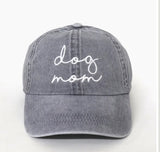Dog mom script baseball hat