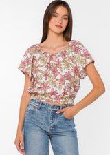 Velvet Heart Hawaiian Shirt  Sleeve top