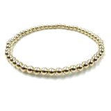 Erin Gray 4mm 14k Gold Filled Karma waterproof bracelet 7"