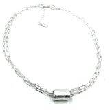 Erin Gray Barrel On Double Necklace