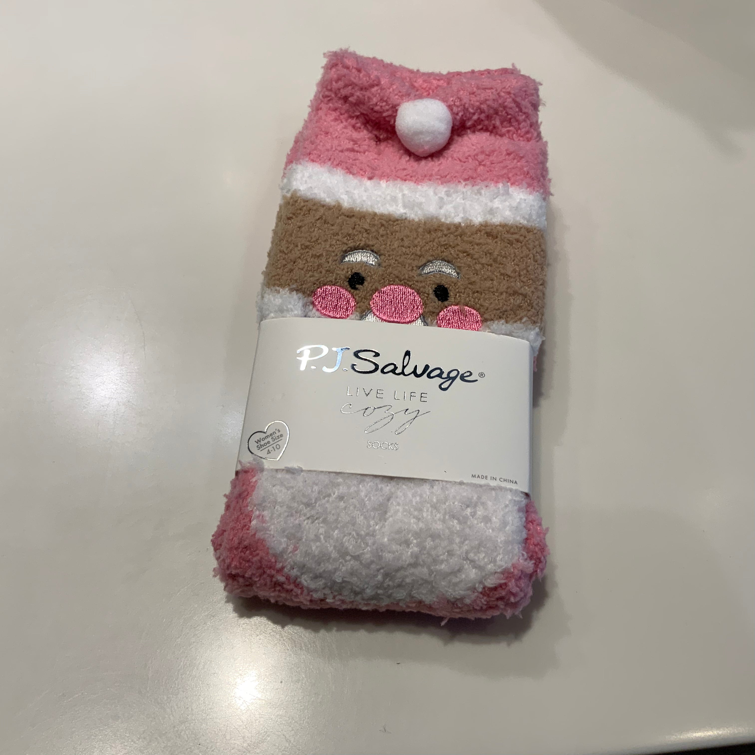 PJ salvage Cozy Crew with Grippers Socks