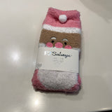 PJ salvage Cozy Crew with Grippers Socks