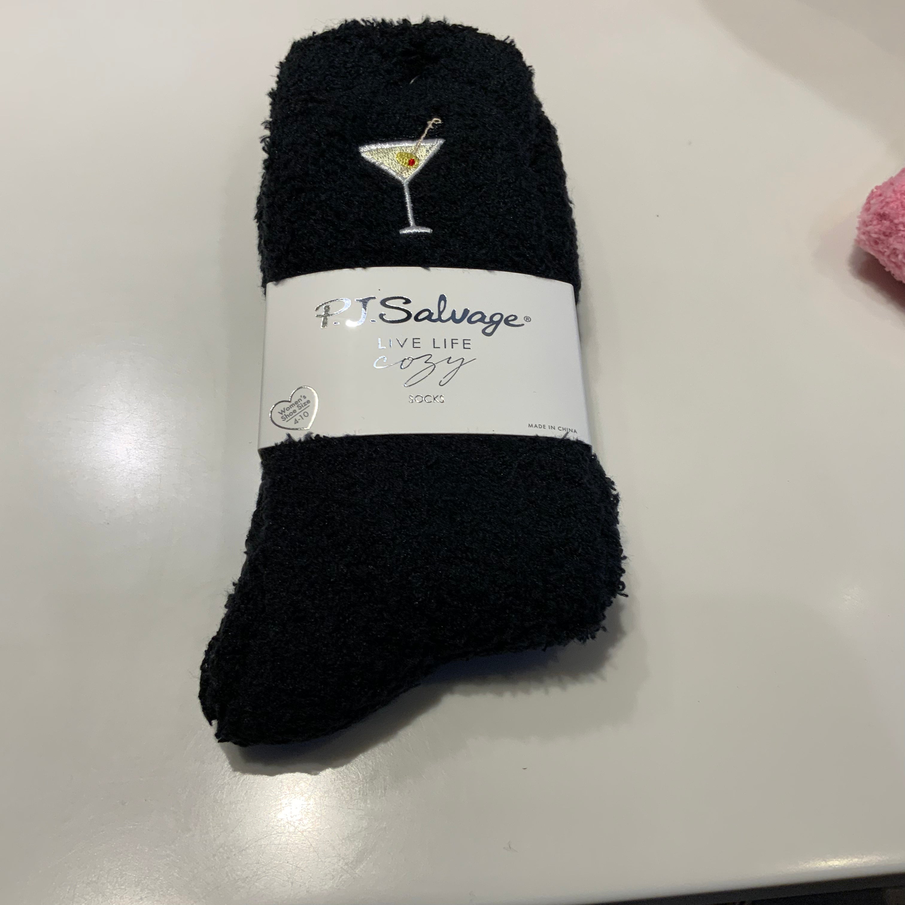 PJ salvage Cozy Crew with Grippers Socks