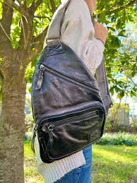 Bed Stu Andie Leather Sling Backpack
