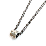 Erin Gray Gold Barrel on Double Oxi Pyrite Necklace