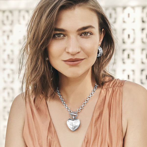 Brighton Inner Circle Heart Toggle Necklace JM7441