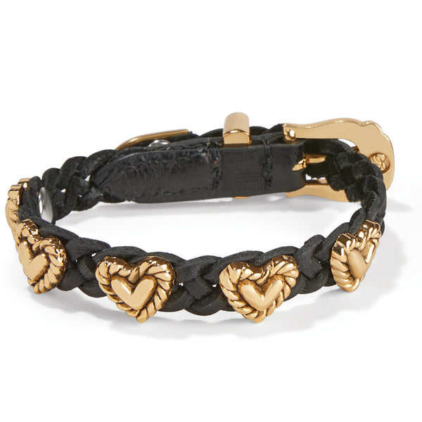 Brighton Bandit Roped Heart Braid Bracelet 07475