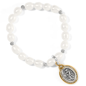 Brighton Guardian Angel Pearl Stretch Bracelet JF8013