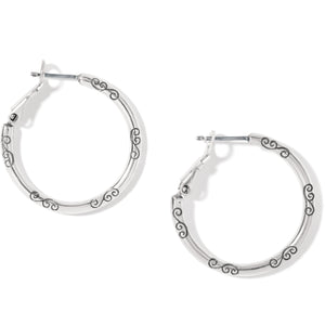 Mini Sterling Silver Hoop And Charm Earrings By Penelopetom   notonthehighstreetcom