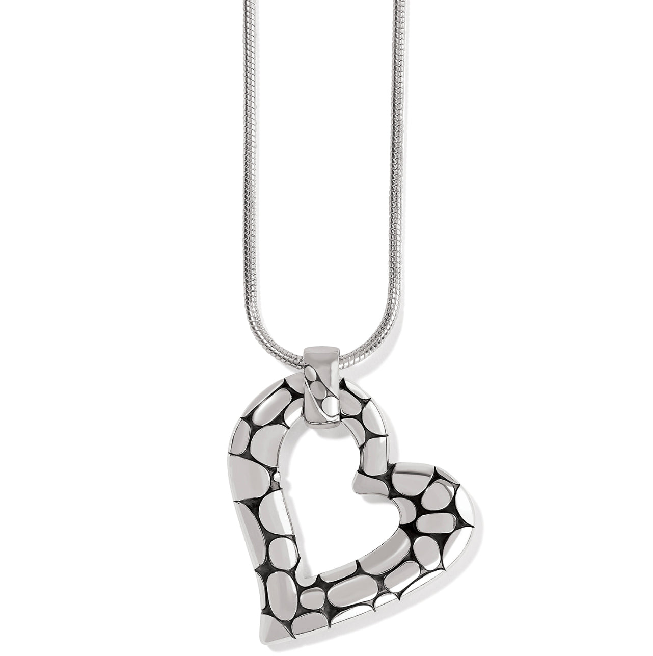 Brighton Pebble Heart Necklace JN0290