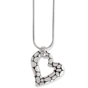 Brighton Pebble Heart Necklace JN0290