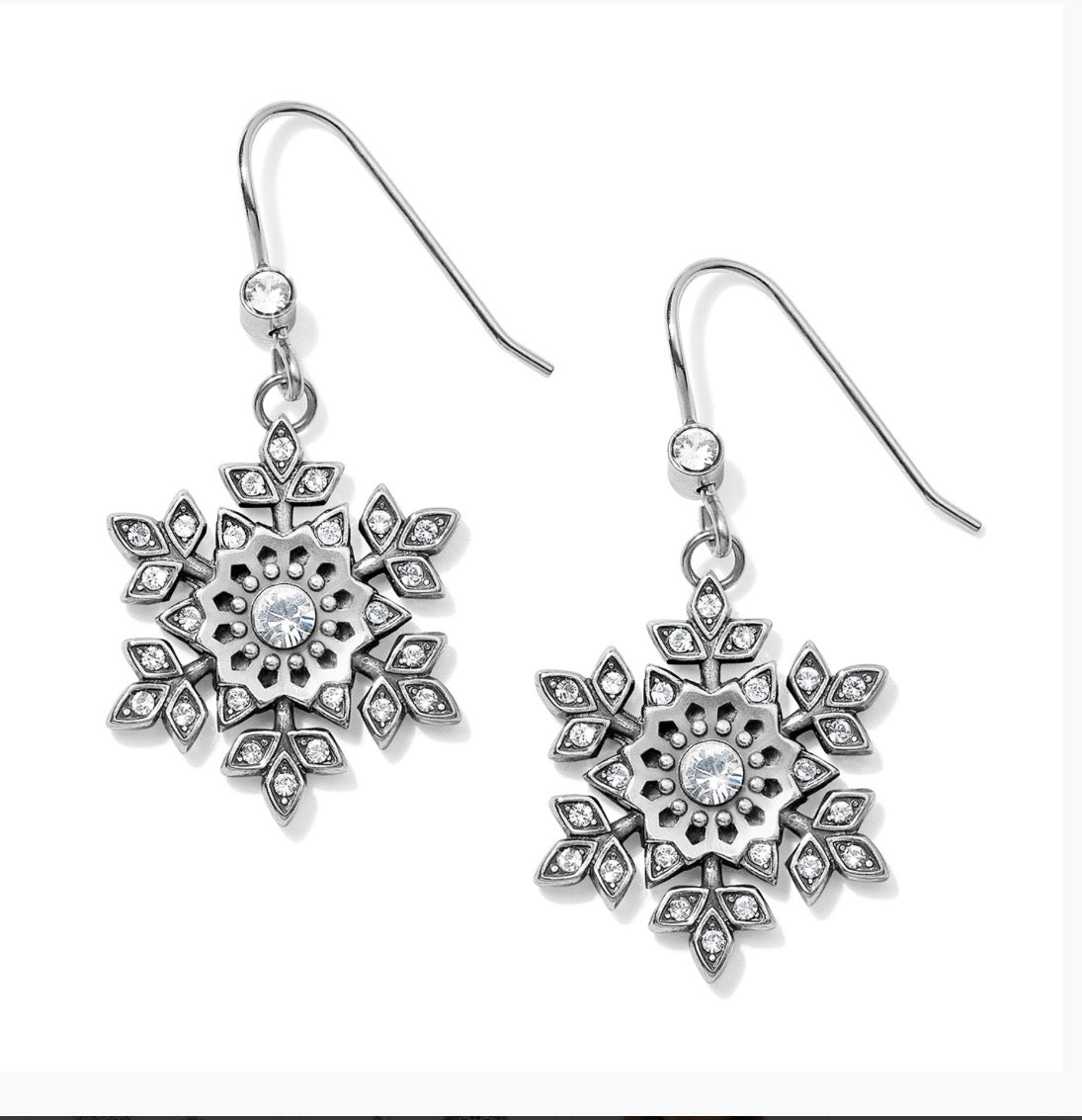 Brighton Glint Snowflake Earrings