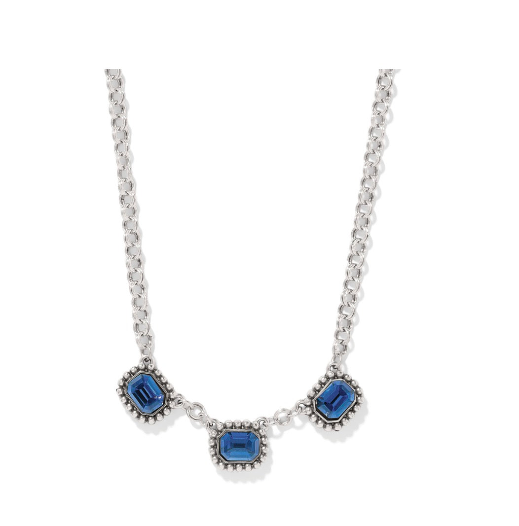 Brighton Twinkle Luxe Trio Blue Necklace