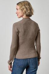 Lilla P Button Neck Sweater