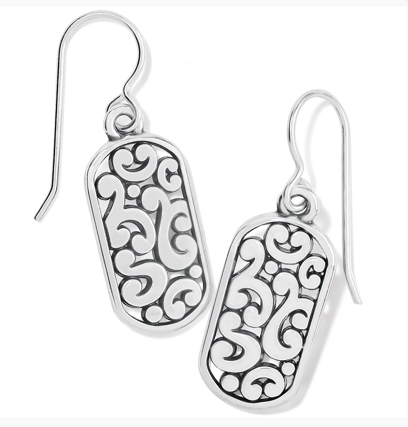 Brighton Contempo Token Tag French Wire Earrings JA7910