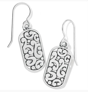 Brighton Contempo Token Tag French Wire Earrings JA7910