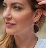 Erin Gray Hoop No. 17 Wire Wrapped Earrings