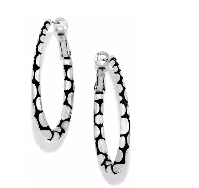 Brighton Pepple Oval Hoop Earrings JE0350