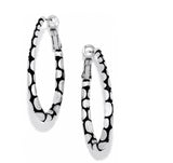 Brighton Pepple Oval Hoop Earrings JE0350