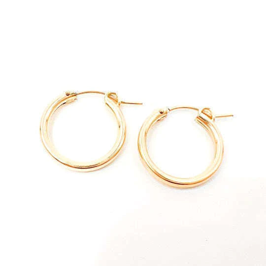 Erin Gray Laguna 14k Gold Filled Hoop Earrings