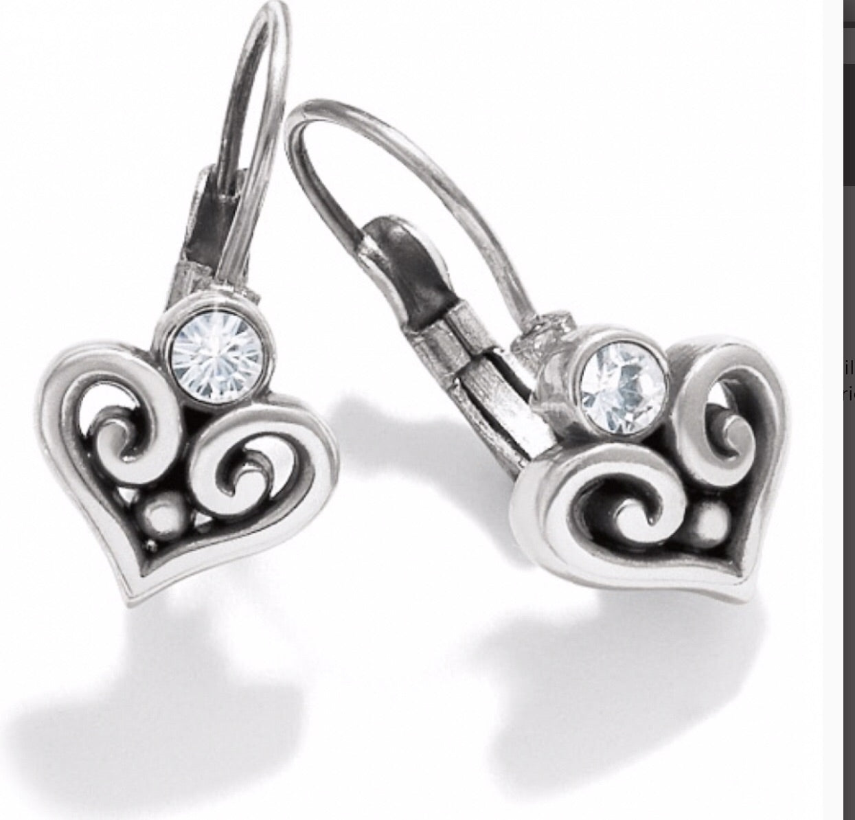 Brighton Alcazar Heart leverback Earrings JE6112