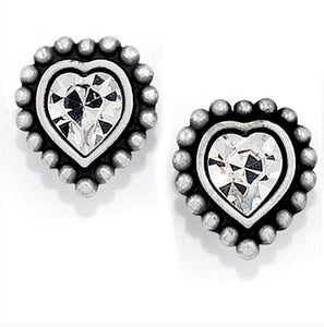 Brighton Shimmer Heart Mini Post Earrings J20622