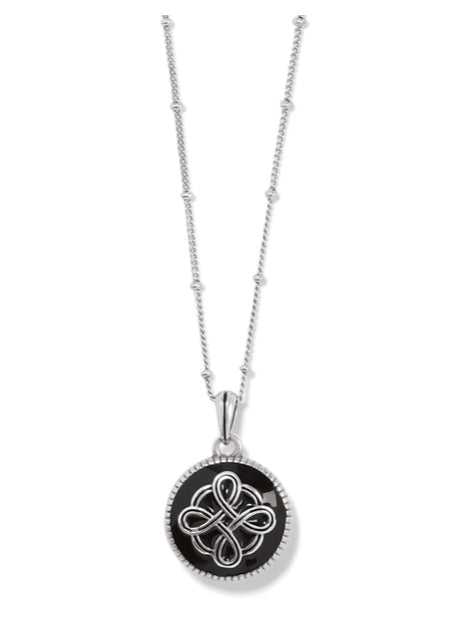 Brighton Interlok Noir Reversible Necklace JM3903