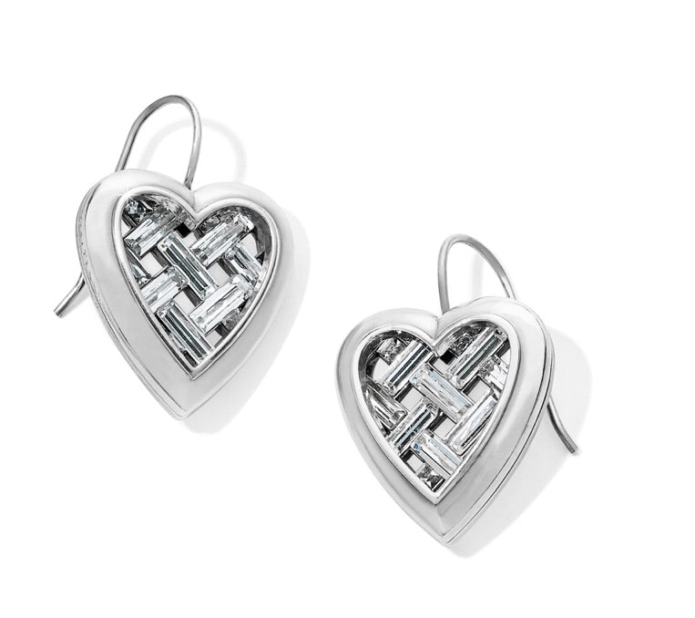 Brighton Love Cage Heart French Wire Earrings JA6431