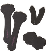 Foot petals triple threat black