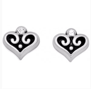 Brighton Alcazar Heart Mini Post Earrings J21712