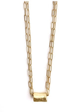 Erin Gray Barrel On Double Necklace