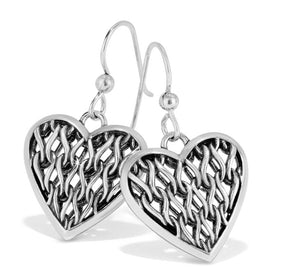 Brighton Delicate Memories Heart French Wire Earrings JA6850