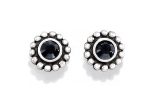 Brighton Twinkle Black Mini Post Earrings J20493