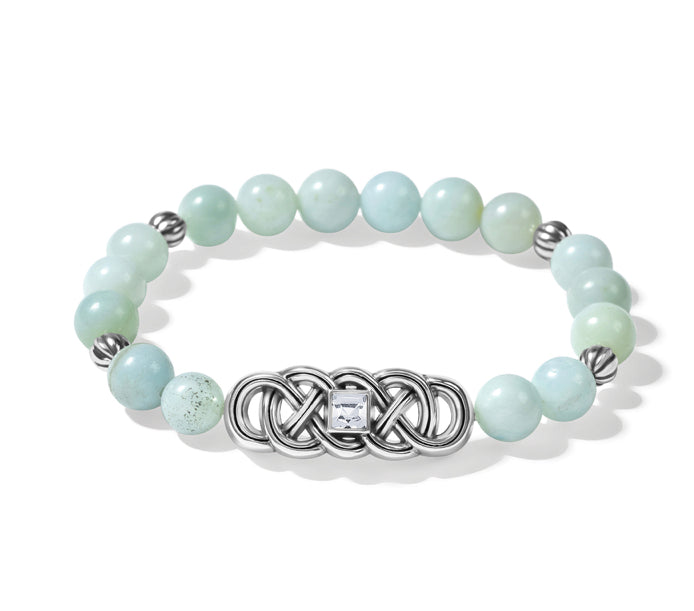 Brighton Interlok Lustre Amazonite Stretch Bracelet JF912A