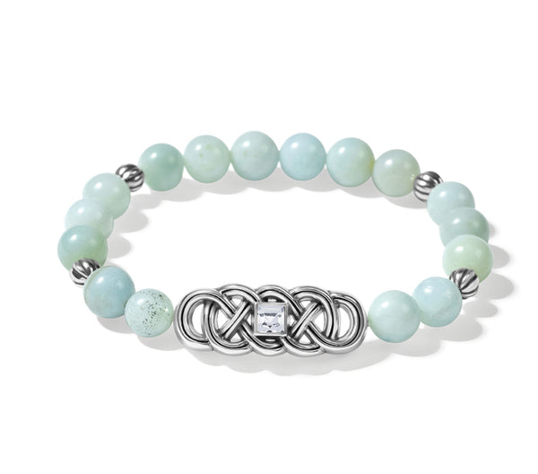 Brighton Interlok Lustre Amazonite Stretch Bracelet JF912A