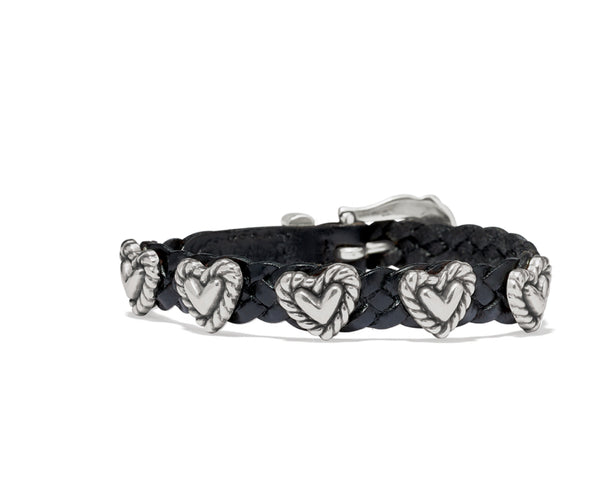 Brighton Bandit Roped Heart Braid Bracelet 07475