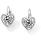 Brighton Contempo Heart Leverback Earrings J19870