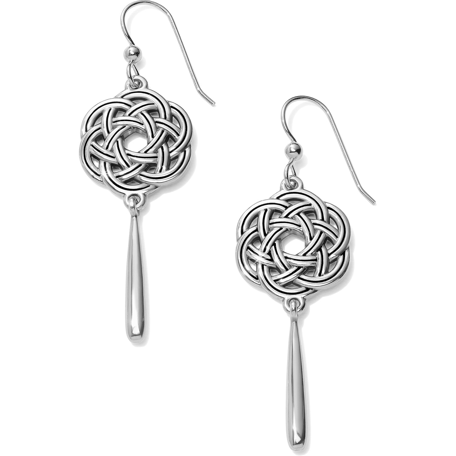 Brighton Interlok Eternity Circle French Wire Earrings JA5310