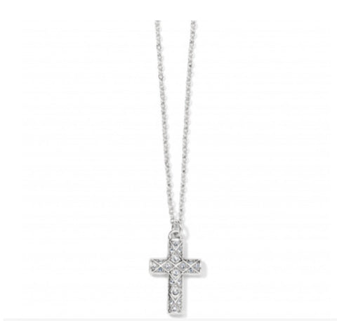 Brighton Diamond Cross Necklace JN1552