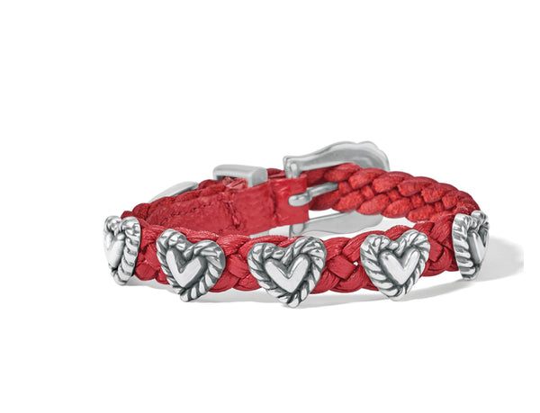 Brighton Bandit Roped Heart Braid Bracelet 07475