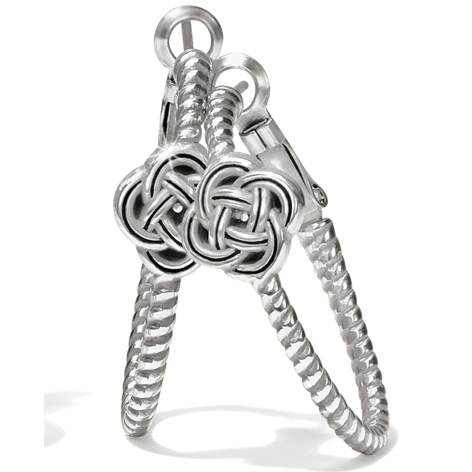 Brighton Interlok Knot Rope Hoop Earrings JA4940