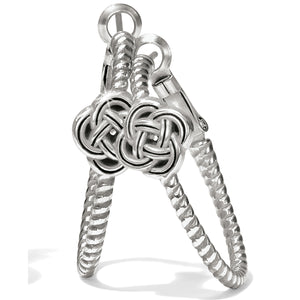 Brighton Interlok Knot Rope Hoop Earrings JA4940